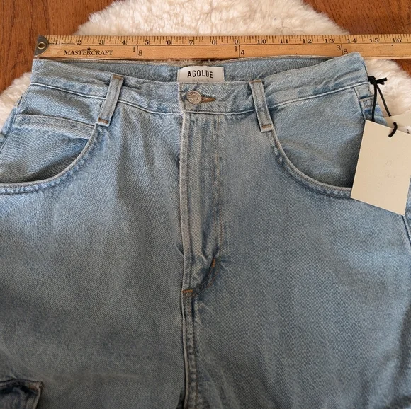 Agolde minka cargo jeans in realm 26 NWT - Picture 12 of 16